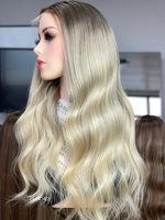 Perruque Lace Front SHY 13x5 en Cheveux Humains, Marque Personnalisée, Perruque HD Lace OEM ODM
