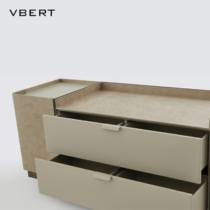 WBERT nouvelle armoire de chevet chinoise simple armoire de ménage haut de gamme armoire de rangement en bois massif - Product Image 5