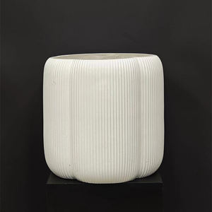 Morden logotipo personalizado decorativo fibra mate arcilla bonsái <span class=keywords><strong>maceta</strong></span> al aire libre para jardín sala de estar balcón decoraciones de escritorio - Product Image 2