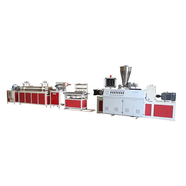 pvc window sill making machine with twin screw extruder