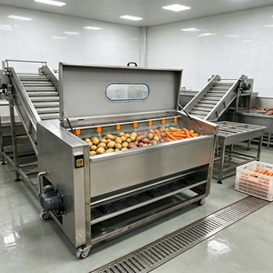 Machine à laver les légumes à <span class=keywords><strong>prix</strong></span> d'usine, brosse à éplucher le manioc, machine à nettoyer les pommes de terre - Product Image 3