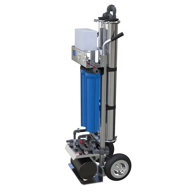 500L/H el-itme cep RO makinesi için açık pencere temizleme araba yıkama ters osmoz desalination sistemi