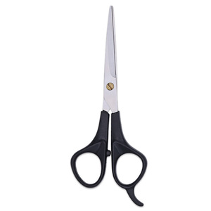 Lubanzuo Hair Scissors Stainless Steel Sharp Blade <b>Long</b> <b>Handle</b> Thinning <b>Shears</b> For Home Use - Product Image 5