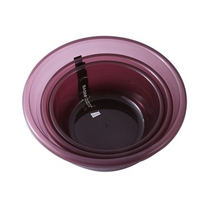 อ่างล้างหน้าพลาสติกใสทรงกลมขนาดใหญ่ ทนทาน ใช้ในครัวเรือน สำหรับล้างผัก ซักผ้า แช่เท้า - Product Image 5