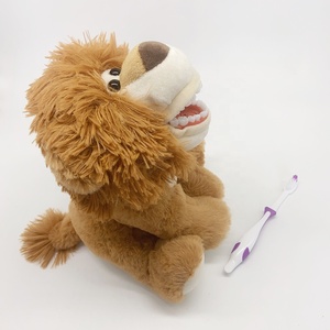 Hot bán phong cách mới nha khoa động vật sư tử trẻ em Bàn Chải Răng giảng dạy đồ chơi sang trọng - Product Image 3