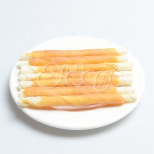 Özel OEM ODM Evcil Hayvan Ödül Maması Diş Temizleyici Ham Deri İçermeyen Çiğneme Ürünleri Kuru Tavuk ve Lif Çubukları Köpek Ödülü Maması Evcil Hayvan Maması Fabrikası Toptan Satış - Product Image 4