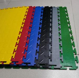 พื้นโรงงานแบบ interlocking ทำจาก PVC ทนแรงกระแทก ดูดซับแรงกระแทก เหมาะสำหรับพื้นที่ใช้งานเครื่องจักรหนัก พร้อมชั้นแกนกลางหนา 5 มม. - Product Image 6