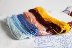 Ensembles de kit de collections de literie personnalisées bon marché en vente ensemble de broderie en papier fait main - Product Image 6