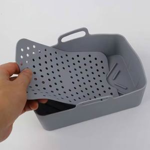 Food Grade <b>Silicone</b> <b>Baking</b> Mat Special Lining Accessories High Temperature <b>Baking</b> air Fryer Anti-scalding Insulation Pad - Product Image 4