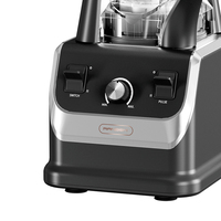 2L Commerciële & Huishoudelijke 2200W Professionele Heavy Duty Smoothie Maker met 8 Snelheidsinstellingen en Zuiver Koperen Motor