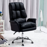 Chaises de bureau en gros, douces et confortables, ergonomiques, à angle réglable, avec rembourrage en éponge, chaise de patron
