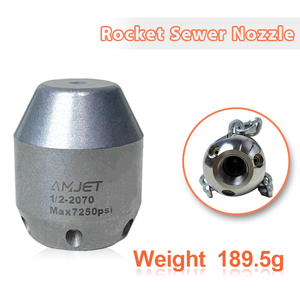 <span class=keywords><strong>Buse</strong></span> rotative pour nettoyeur de canalisation 1/4 3/8 NPT, <span class=keywords><strong>buse</strong></span> pour nettoyeur de canalisation, débit applicable 20-70 lpm pour déboucher les canalisations - Product Image 5