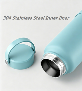 Stainless Steel Insulated <b>Bottle</b> 650ml 1000ml 1150ml with Handle for Outdoor Travel Vacuum <b>Flask</b> Minimalist Design - Product Image 4