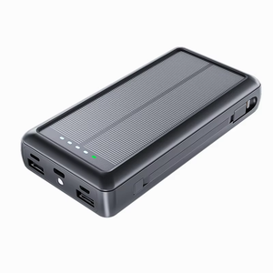 Batterie <span class=keywords><strong>solaire</strong></span> 15W avec plusieurs ports USB, 20000 mAh, station de batterie LED extérieure, charge rapide, station de batteries - Product Image 2
