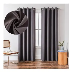 Attractive Product Fashion Plain Dyed Dull Insulated Curtain Luxury Curtains Blackout Curtains For The Living Room