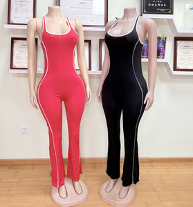 Tute estive da allenamento Yoga Sexy senza schienale per le donne 2025 eleganti Patchwork che lifting i glutei Casual tute estive e tutine - Product Image 2