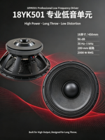 Subwoofer Profesional 4000W 18 Inch Berdaya Tinggi dengan Ferrite 280mm dan Voice Coil 5 Inch untuk DJ, Klub, Bar, Panggung, dan Pertunjukan Langsung