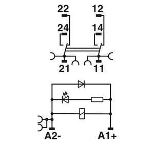 ใหม่ของแท้ MS-Phoenix 2908215 RIF-1-RPT-LDP-24DC/2X21/FG - โมดูลรีเลย์ - Product Image 3