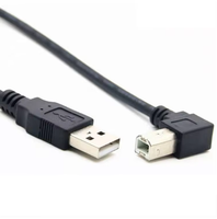 Kabel USB 2.0 Wavelink Berkualitas Tinggi 1.5m, Tipe A Male ke B Male, Berlapis PVC dan Pelindung Jalinan, untuk Printer, Scanner, dan Transfer Data