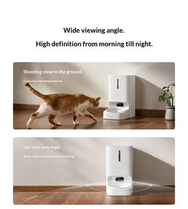 Xiaomi Smart Pet Feeder 2 Visual Edition 5MP <b>Camera</b> AI Pet Detection 5L Capacity Dual Power Backup Ceramic Bowl WiFi App Control - Product Image 5