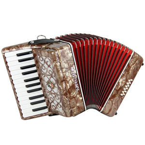 Chine Fournir Perroquet Marque 25 Touches 12 Basse Surface Celluloid Accordéon Diatonique - Product Image 4