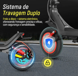 Scooter Eléctrico M1max de 500W con <span class=keywords><strong>Neumáticos</strong></span> de 10 Pulgadas, Velocidad Máxima de 32km/h, Vehículo Eléctrico Inteligente de <span class=keywords><strong>Dos</strong></span> Ruedas, Carga de 12kg, Disponible en Almacén de Brasil - Product Image 5