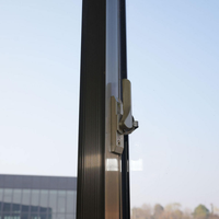 Ventanas Corredizas con Mosquitera Integrada de Aleación de Aluminio, Diseño Moderno, Aislamiento Térmico, Malla Integrada para Ventilación de Cocina Familiar