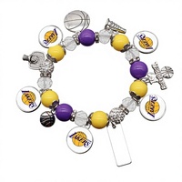 Bracelet à breloques unisexe en alliage de zinc, pendentif Oklahoma Thunder 2025, bracelet de championnat, accessoires tendance
