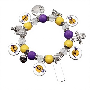 Braccialetto con Ciondolo Oklahoma Thunder 2025, Bracciale Unisex con Charm del Campionato in Lega <span class=keywords><strong>di</strong></span> Zinco - Product Image 4