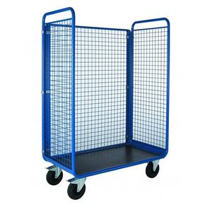 प्लेटफॉर्म ट्रॉली आपूर्तिकर्ता थोक विक्रेता प्लेटफॉर्म ट्रॉली टिकाऊ रोलिंग कंटेनर तह भंडारण गैल्वेनाइज्ड लॉन्ड्री - Product Image 3