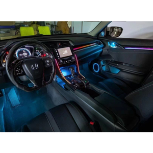 Luz Ambiental para Automóvil con Volante a la Derecha para Honda Civic 10.ª Generación 2016-2021, Accesorios de Mejora de Iluminación Interior para Vehículos con Volante a la Derecha - Product Image 2