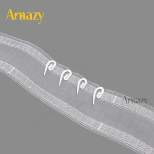 Wave Header S-Fold Cortina transparente Cinta de encabezado Cortina Wave Tape Cortina Wave Fold Tape - Product Image 1