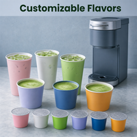 Capsules de café matcha non sucré, dosettes de thé vert pur, expresso, portions individuelles compatibles avec les machines, approvisionnement en vrac