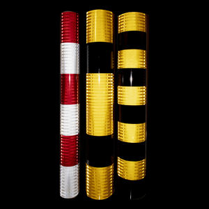 بيع بالجملة طباعة الأغطية العاكسة المنشورية عالية الكثافة للماء الورك/EGP ملصقا تحذير استخدام لفة - Product Image 5