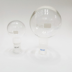 25ml 50ml 100mL 250ml 500ml <span class=keywords><strong>1000ml</strong></span> Uso en laboratorio Frasco de ebullición de fondo plano redondo con cuello de vidrio - Product Image 2