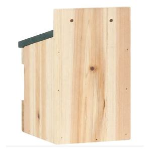 Nichoir Quadrate en bois massif coupe-vent pour oiseaux Pet House en bois - Product Image 5