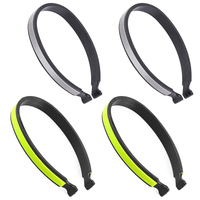 Bandes réfléchissantes élargies, accessoire de cyclisme sûr, clip pour pantalon avec bande réfléchissante