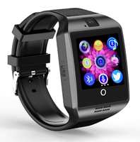 Smart Horloge Q18 Met Camera Facebook Whatsapp Twitter Sync Sms Smartwatch Gt08 Dz09 U8 Ondersteuning Sim Tf-kaart Voor Android