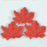 Feuilles d'érable artificielles multicolores, fausses feuilles en soie pour décorations d'automne, Thanksgiving, mariages, fêtes à domicile, récolte, bricolage et artisanat