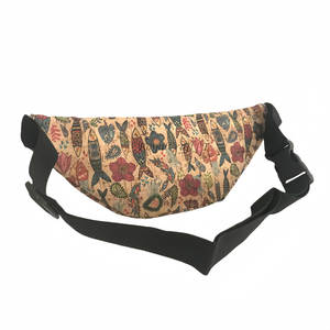 Bolsa <span class=keywords><strong>de</strong></span> Cinturón <span class=keywords><strong>de</strong></span> <span class=keywords><strong>Corcho</strong></span> para Mujeres Ajustable Mochila <span class=keywords><strong>de</strong></span> Cintura Impresa Diseño Estiloso Logo Personalizado - Product Image 6