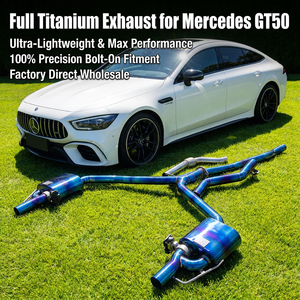 Sistema de Escape Valvetronic de Aleación de Titanio OEM para Mercedes Benz <span class=keywords><strong>AMG</strong></span> GT50 GT53 E53 3.0T 2019-2022, Tubos de Escape - Product Image 1