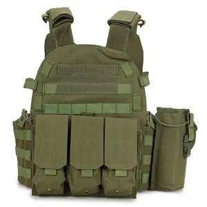 JSH 900D Oxford Tactical Vest With Molle Computer Interlayer Airsoft Quick Release Tactical Vest Softback Vest