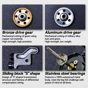 5 + 1BB roulement à billes métal eau salée eau douce Ultra lisse <span class=keywords><strong>moulinet</strong></span> 13kg glisser puissance pêche 2000 4000 <span class=keywords><strong>moulinet</strong></span> pour truite <span class=keywords><strong>brochet</strong></span> - Product Image 6