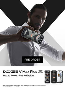 DOOGEE V Max Plus, Teléfono Inteligente Resistente de 6.58 Pulgadas, Android 14, NFC, 5G, 16GB+512GB, Pantalla LED de 120Hz, Visión Nocturna de 20MP, Batería de 22000mAh, Carga Rápida de 33W - Product Image 3