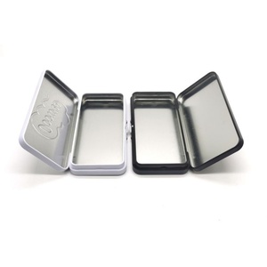 Boîte d'emballage métallique rectangulaire pour cigarettes, résistante aux enfants, avec fermeture à bouton CR, fabriquée en usine professionnelle - Product Image 1