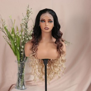 Parrucche 360 in Capelli Umani, Densità 200% HD, Base in Pizzo Francese, Capelli Remy, Senza Colla, Lunghezza Bob, Colore Misto, Pre-Plucked, Prezzo Basso - Product Image 4