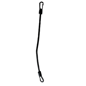 Cuerda elástica de acero de 5mm y 40cm con gancho de remolque y clip de bloqueo para kayak, canoa, tabla de surf, uso en exteriores - Product Image 2