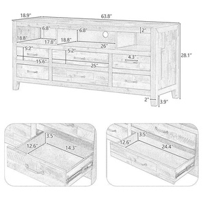Ventas directas de fábricas chinas Mooden TV Stand <span class=keywords><strong>Televisores</strong></span> Mesa - Product Image 6