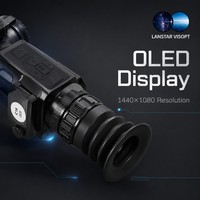 Télescope monoculaire thermique infrarouge d'extérieur, longueur focale 25 mm, résolution 384*288, autonomie de 5 heures