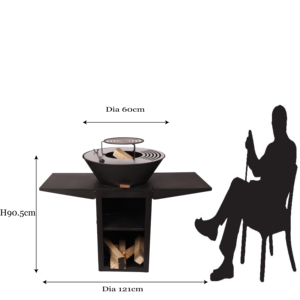 Nueva Estufa de Leña Plegable para Exteriores, <span class=keywords><strong>Barbacoa</strong></span> Resistente con <span class=keywords><strong>Mesa</strong></span> Integrada - Product Image 5